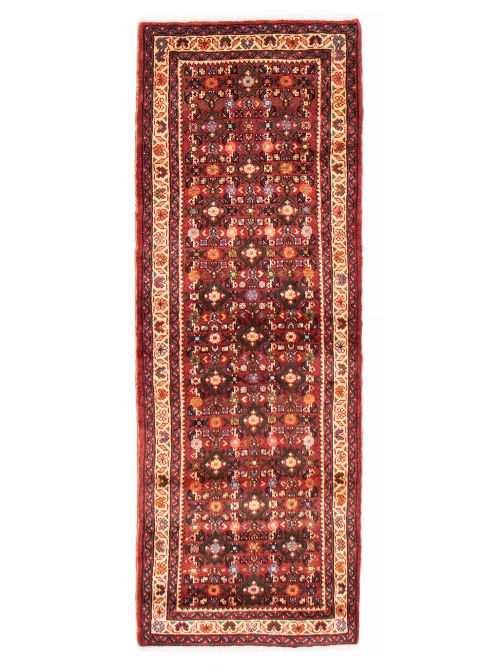 Persian Hosseinabad 2'4" x 6'7" Hand-knotted Wool Rug 