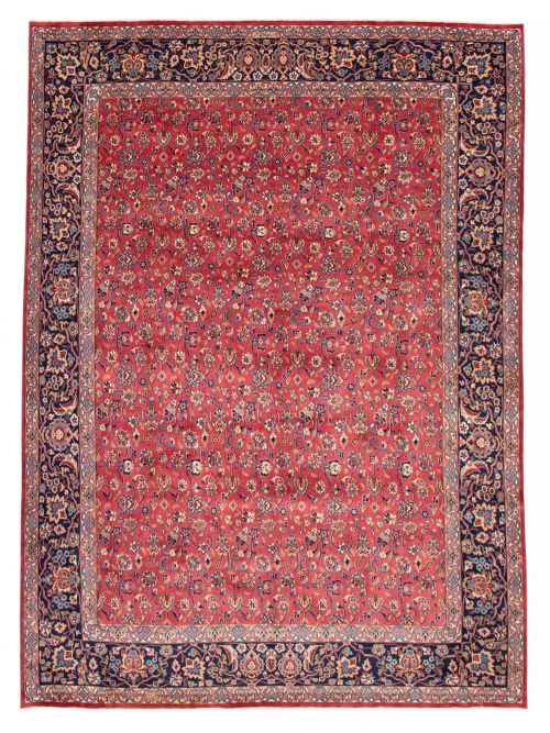 Persian Mashad 9'7" x 12'10" Hand-knotted Wool Rug 