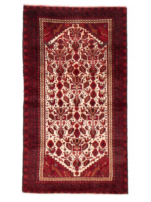 Afghan Royal Baluch 3'6" x 6'5" Hand-knotted Wool Rug 