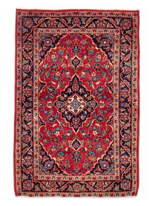 Persian Kashan 3'3" x 4'8" Hand-knotted Wool Rug 