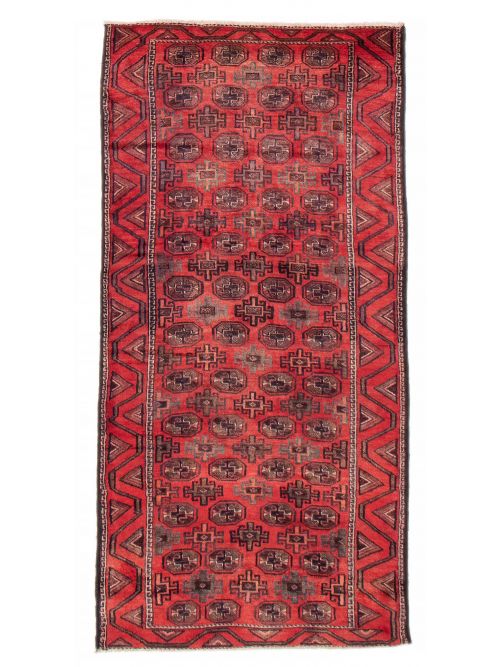 Afghan Baluch 3'6" x 6'11" Hand-knotted Wool Rug 