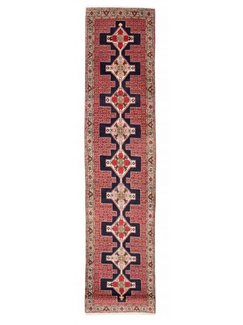 Persian Senneh 2'11" x 12'8" Hand-knotted Wool Rug 