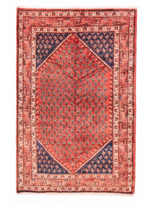 Persian Arak 4'2" x 6'7" Hand-knotted Wool Rug 