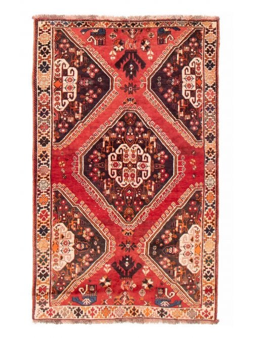 Turkish Anatolian Vintage 4'0" x 6'7" Hand-knotted Wool Rug 