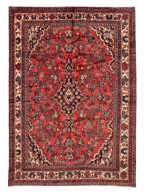 Persian Hamadan 6'7" x 9'6" Hand-knotted Wool Rug 