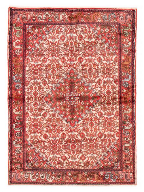 Persian Hamadan 4'11" x 6'10" Hand-knotted Wool Rug 