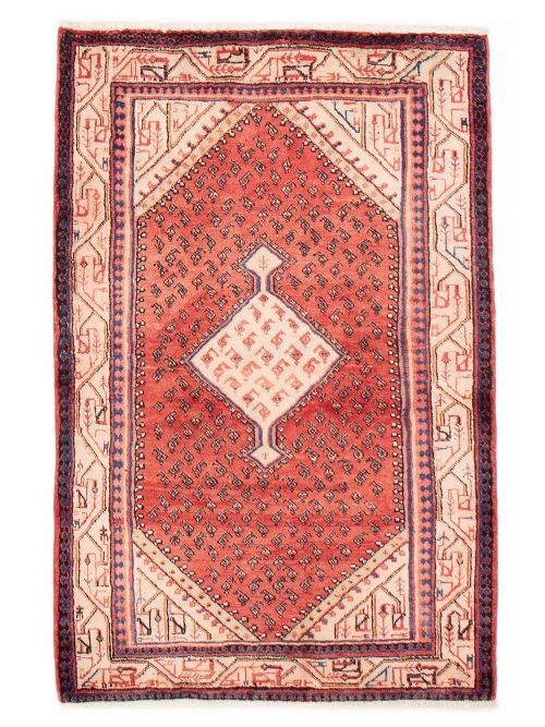 Persian Arak 3'7" x 5'2" Hand-knotted Wool Rug 