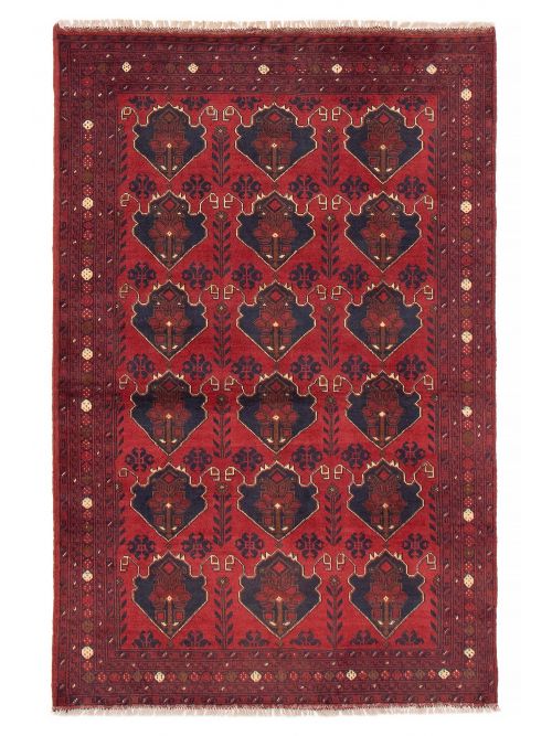 Afghan Finest Khal Mohammadi 4'2" x 6'3" Hand-knotted Wool Rug 