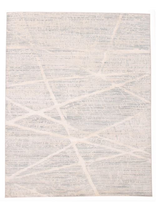 Indian Elysian 7'11" x 9'11" Hand-knotted Silk, Wool Rug 