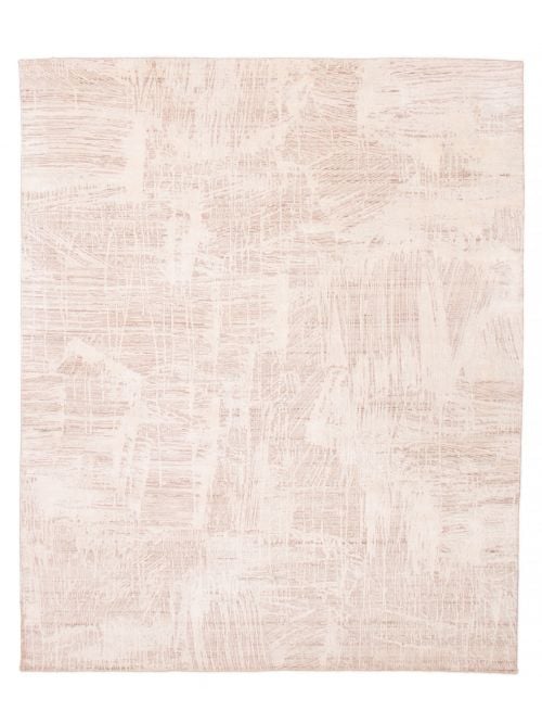 Indian Elysian 8'1" x 10'0" Hand-knotted Silk, Wool Rug 