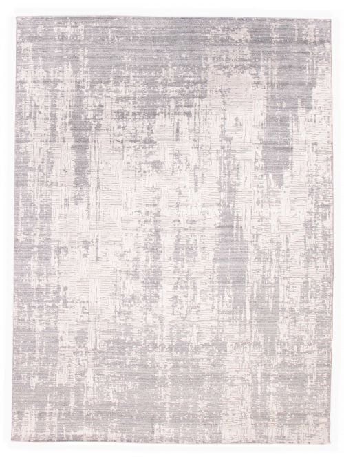 Indian Loreto 9'0" x 12'0" Hand-knotted Silk & Wool Rug 