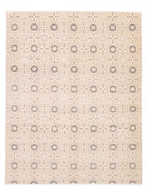 Indian Mystique 8'0" x 9'9" Hand-knotted Wool Rug 