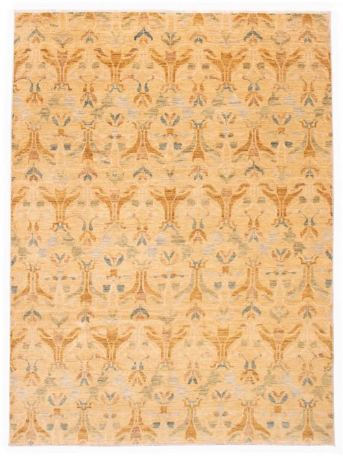 Indian Mystique 9'0" x 12'0" Hand-knotted Wool Rug 