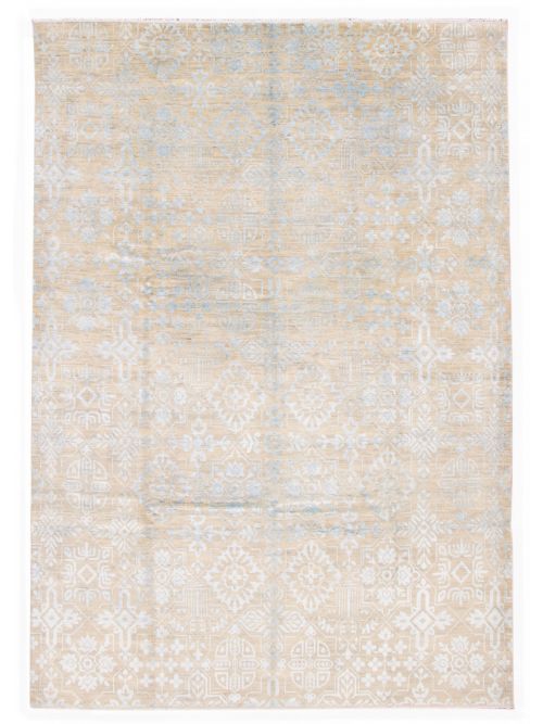 Indian Mystique 9'1" x 12'2" Hand-knotted Silk & Wool Rug 