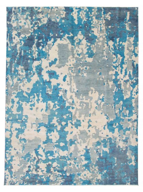 Indian Mystique 9'0" x 11'7" Hand-knotted Wool Rug 