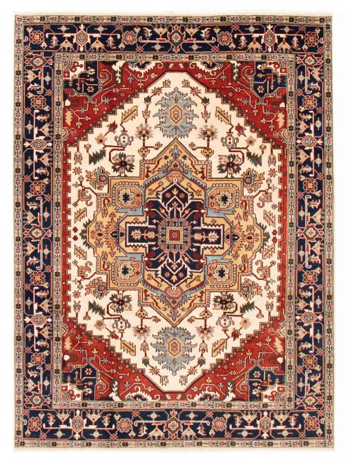 Indian Serapi Heritage 8'11" x 11'11" Hand-knotted Wool Rug 
