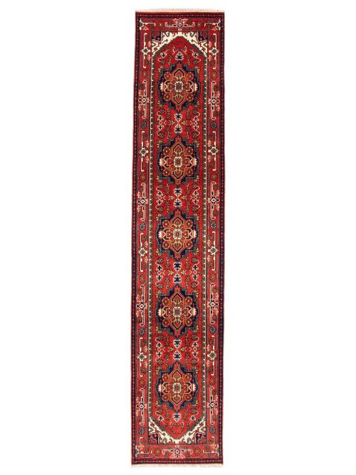Indian Serapi Heritage 2'6" x 12'0" Hand-knotted Wool Rug 