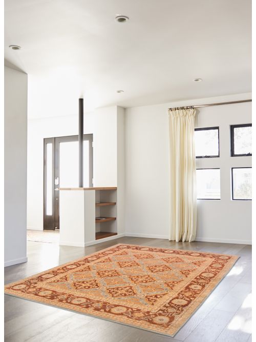 Indian Jamshidpour 7'9" x 9'10" Hand-knotted Wool Rug 