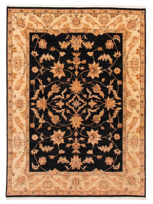 Indian Chobi Twisted 7'11" x 10'2" Hand-knotted Wool Rug 