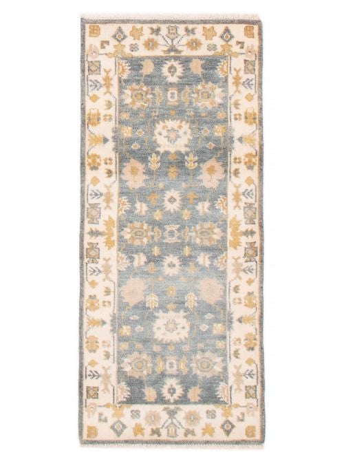 Indian Royal Oushak 2'8" x 5'10" Hand-knotted Wool Rug 