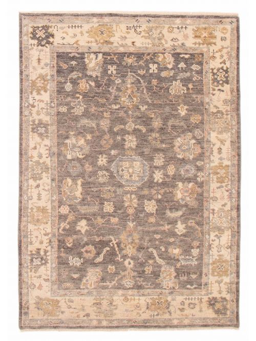 Indian Modern Oushak 6'0" x 8'10" Hand-knotted Wool Rug 