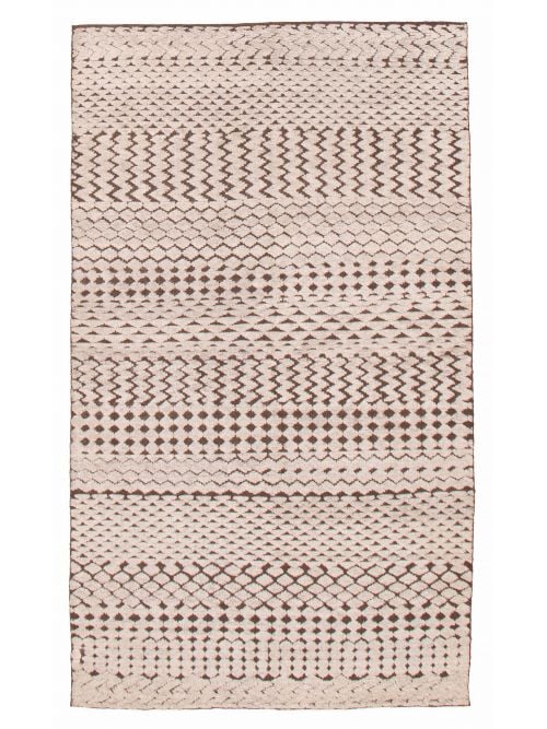 Indian Tangier 5'0" x 7'10" Hand-knotted Wool Rug 