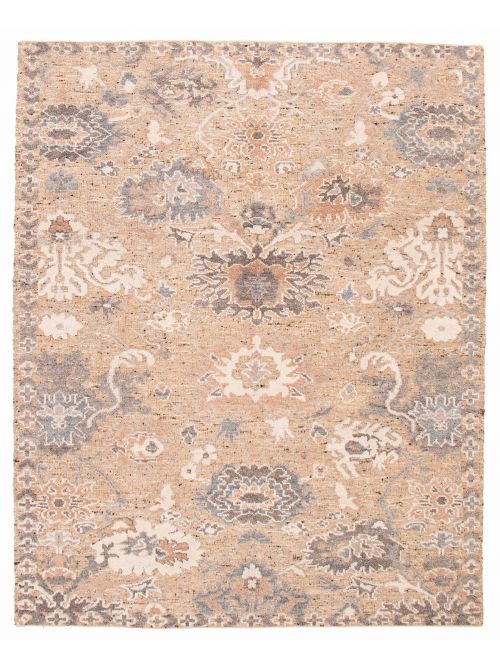 Indian Tangier 8'0" x 9'10" Hand-knotted Wool Rug 