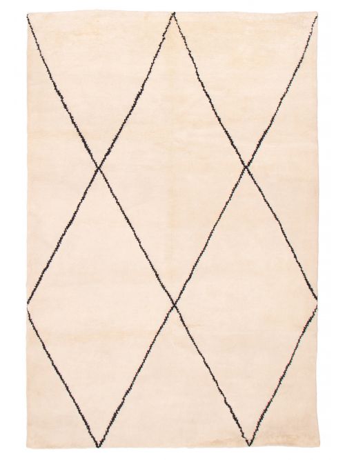 Indian Tangier 6'7" x 9'7" Hand-knotted Wool Rug 