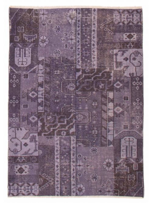 Indian Color Transition 5'6" x 7'6" Hand-knotted Wool Rug 
