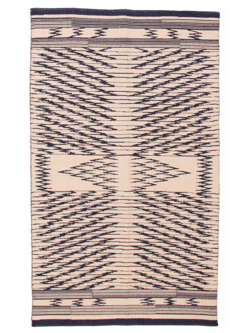Turkish Ankara FW 5'0" x 7'10" Flat-Weave Wool Kilim 