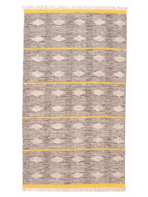 Turkish Ankara FW 4'11" x 7'11" Flat-Weave Cotton Kilim 