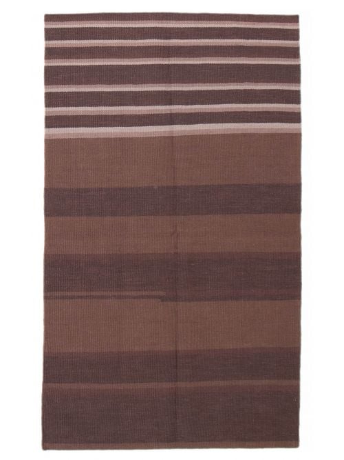Turkish Ankara FW 5'0" x 8'0" Flat-Weave Wool Kilim 