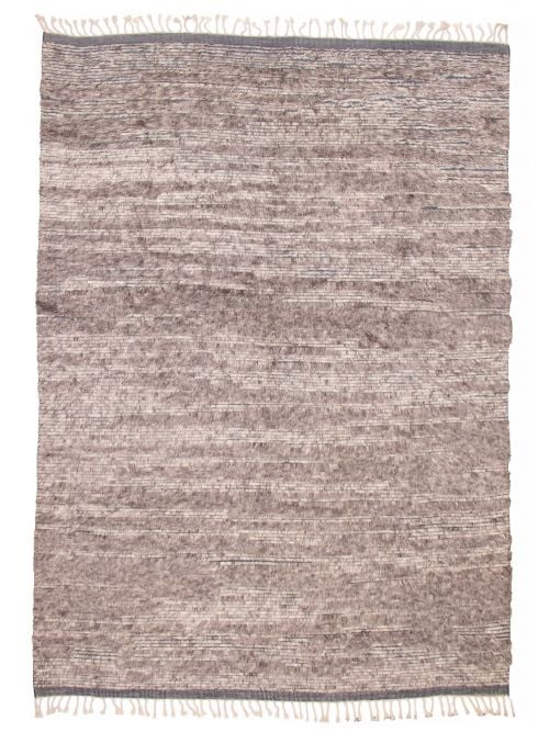 Indian Tangier 9'7" x 13'6" Hand-knotted Wool Rug 