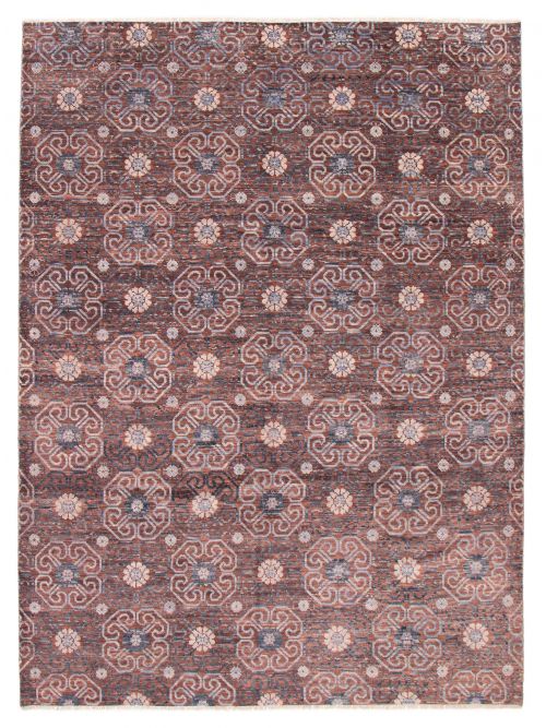Indian Mystique 8'10" x 11'8" Hand-knotted Wool Rug 