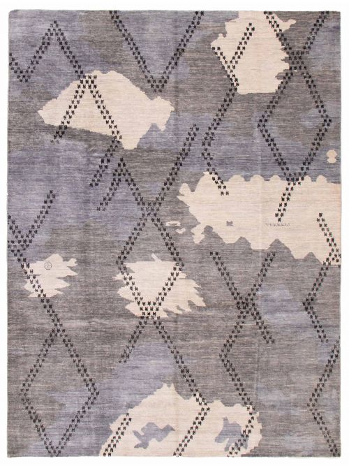 Indian Mystique 8'11" x 12'0" Hand-knotted Wool Rug 