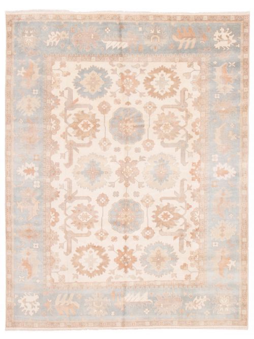 Indian Royal Oushak 9'2" x 11'9" Hand-knotted Wool Rug 