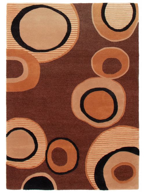 Indian Timeless 5'3" x 7'7" Hand Tufted Wool Rug 