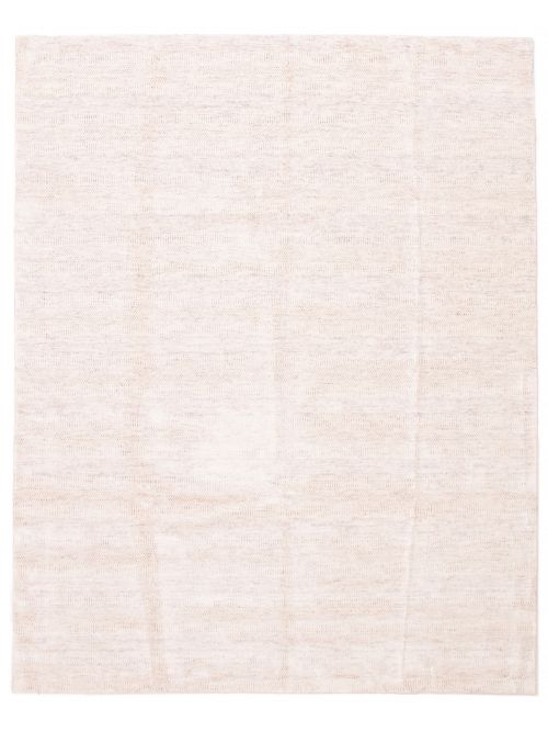 Indian Silk Shadow 8'2" x 10'2" Hand Loomed Viscose, Wool Rug 