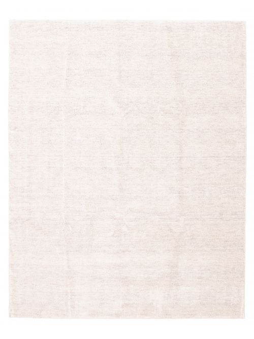 Indian Silk Shadow 9'1" x 11'11" Hand Loomed Viscose & Wool Rug 