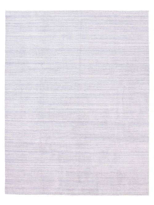 Indian Silk Shadow 9'3" x 12'0" Hand Loomed Wool Rug 
