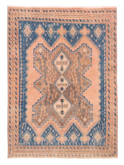 Persian Style 5'6" x 7'6" Hand-knotted Wool Rug 