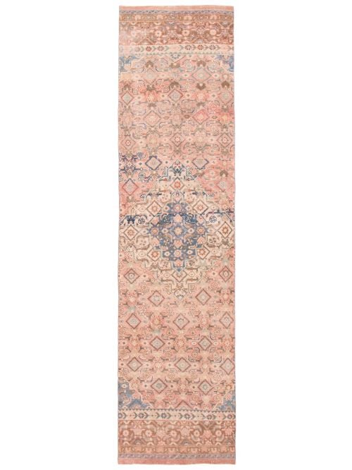 Persian Style 2'10" x 12'10" Hand-knotted Wool Rug 