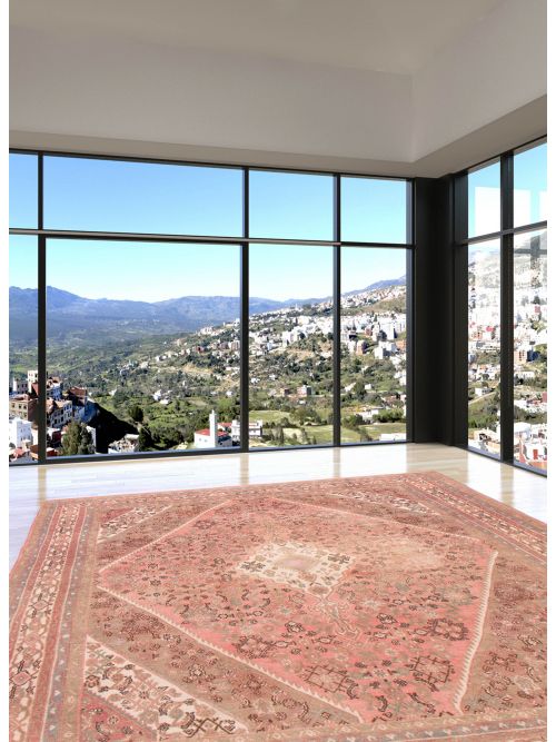 Persian Style 8'6" x 12'0" Hand-knotted Wool Rug 