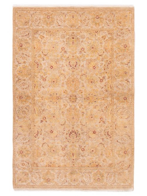 Indian Finest Agra Jaipur 4'0" x 6'0" Hand-knotted Wool Rug 