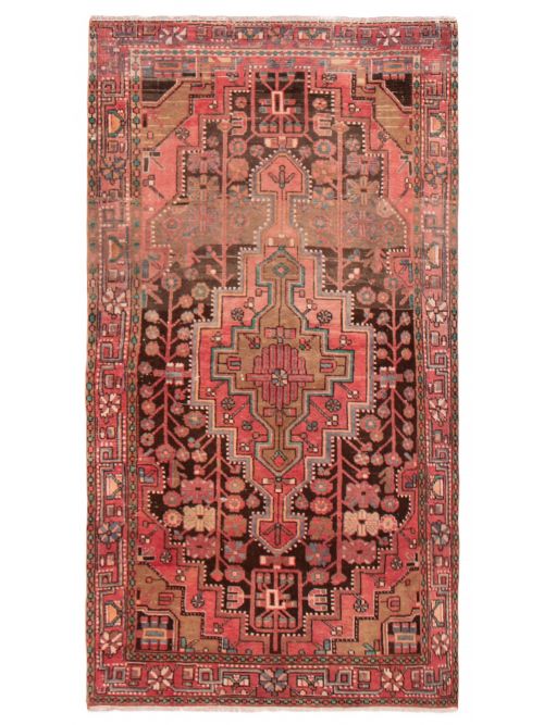Persian Style 4'2" x 8'1" Hand-knotted Wool Rug 