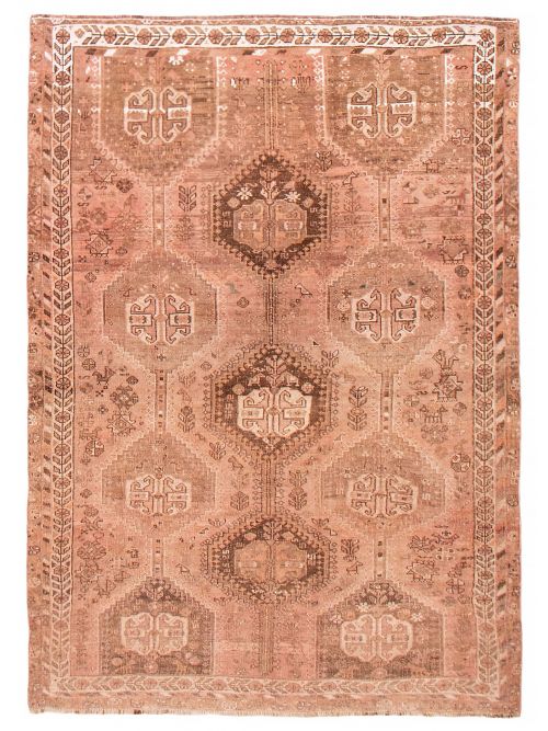 Persian Style 5'4" x 7'7" Hand-knotted Wool Rug 
