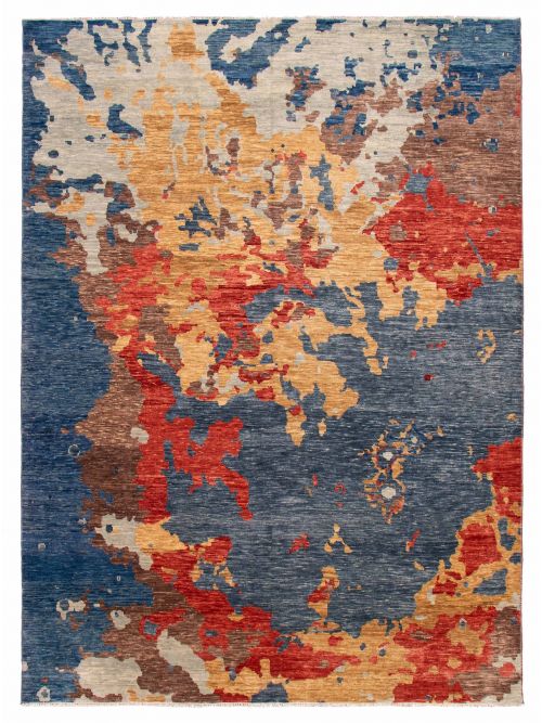 Indian Mystique 9'11" x 14'1" Hand-knotted Wool Rug 