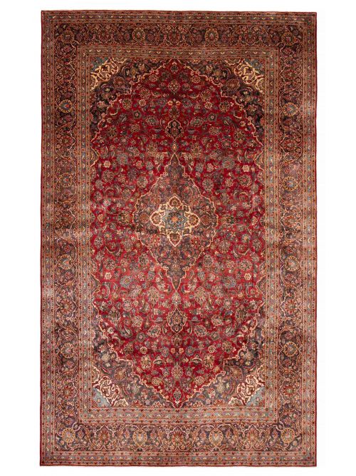 Persian Kashan 9'11" x 16'9" Hand-knotted Wool Rug 