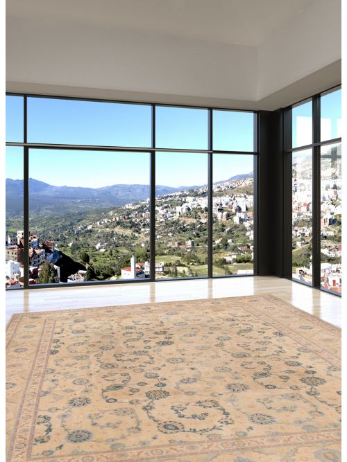 Persian Style 10'3" x 13'3" Hand-knotted Wool Rug 