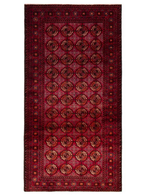 Afghan Royal Baluch 4'11" x 9'7" Hand-knotted Wool Rug 